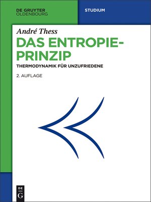 cover image of Das Entropieprinzip